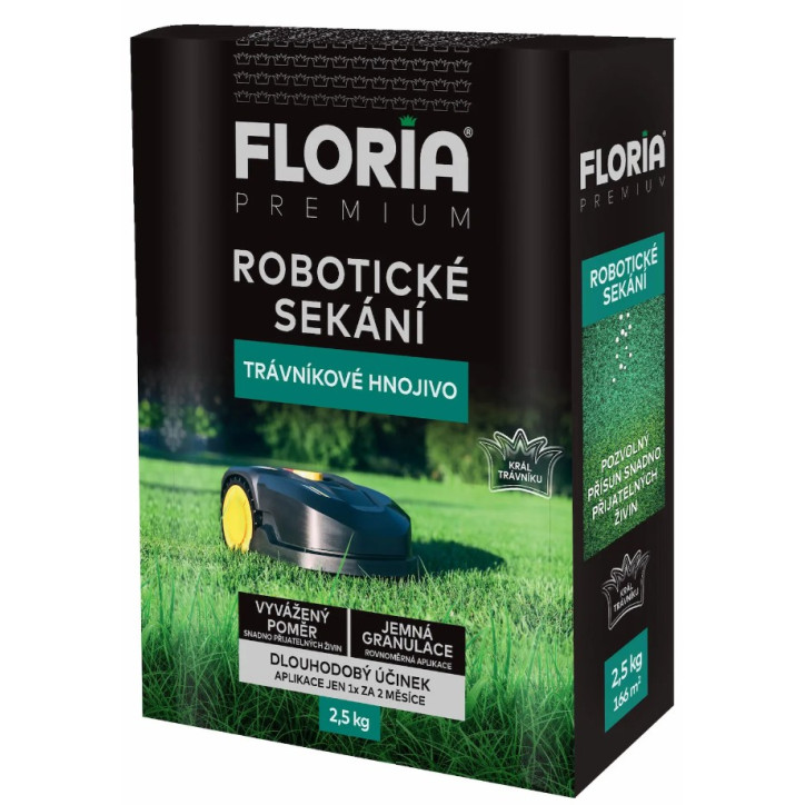 Trávnikové hnojivo na robotické kosenie 2,5 kg Trávnikové hnojivo na robotické kosenie 2,5 kg
