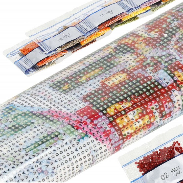 Diamantové maľovanie Baletka v bielom 40x30 cm Diamantové maľovanie Baletka v bielom 40x30 cm