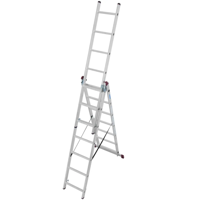 Hliníkový rebrík trojdielny CORDA 3x7 priečok, 150 kg Hliníkový rebrík trojdielny CORDA 3x7 priečok, 150 kg