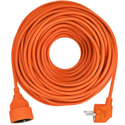 Predlžovací kábel 40 m s 1 zásuvkou, oranžový
