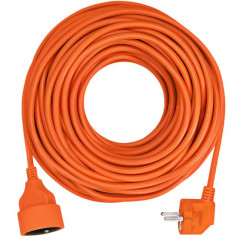 Predlžovací kábel 30 m s 1 zásuvkou, oranžový