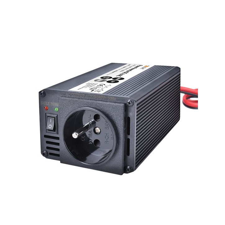 Menič napätia 12V/200W, USB 500mA, kovový Menič napätia 12V/200W, USB 500mA, kovový