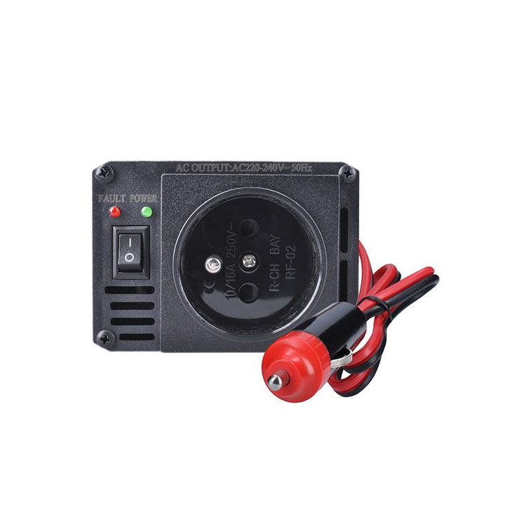 Menič napätia 12V/200W, USB 500mA, kovový Menič napätia 12V/200W, USB 500mA, kovový