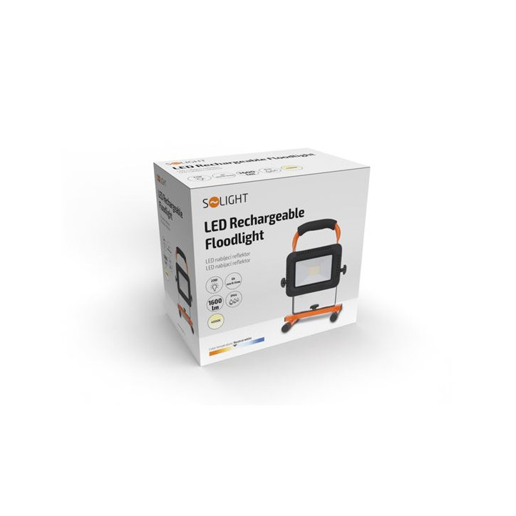 LED reflektor 20 W, nabíjací, 1600 lm LED reflektor 20 W, nabíjací, 1600 lm