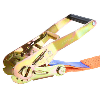 Upínací popruh s račňou a dvojitým hákom dvojdielny 12 m x 50 mm / 4 T