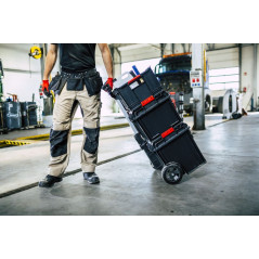 Box na náradie QBRICK® System ONE Cart Basic, na kolieskach