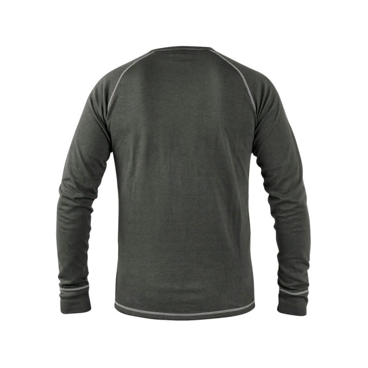 Tričko CXS ACTIVE, funkčný, dlhý rukáv, pánske, sivé, veľ. 2XL