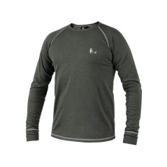 Tričko CXS ACTIVE, funkčný, dlhý rukáv, pánske, sivé, veľ. 2XL