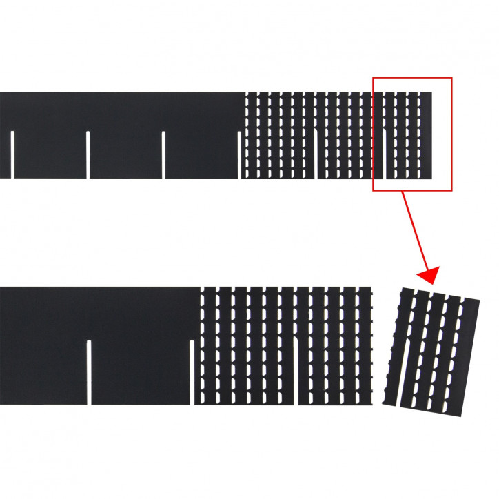 Univerzálna deliaca prepážka do zásuvky 60 cm Univerzálna deliaca prepážka do zásuvky 60 cm