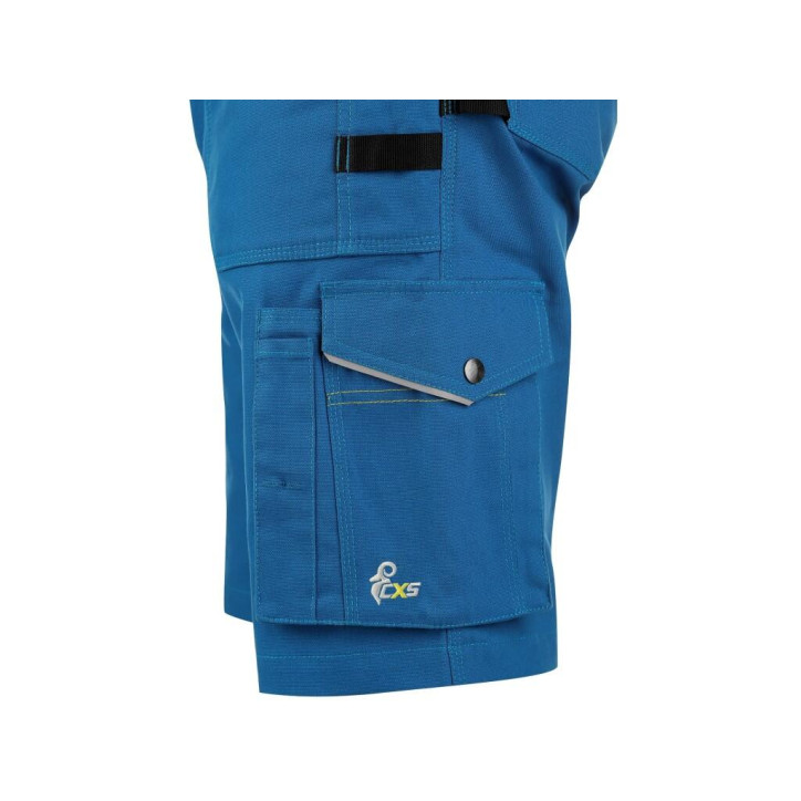 Kraťasy CXS STRETCH, pánske, stredne modré-čierne, veľ. 62