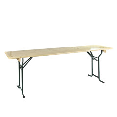 DEMA Záhradný skladací pivný set s operadlom 220 cm Cannstatt