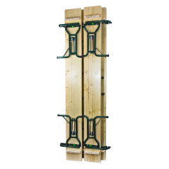 DEMA Záhradný skladací pivný set s operadlom 220 cm Cannstatt