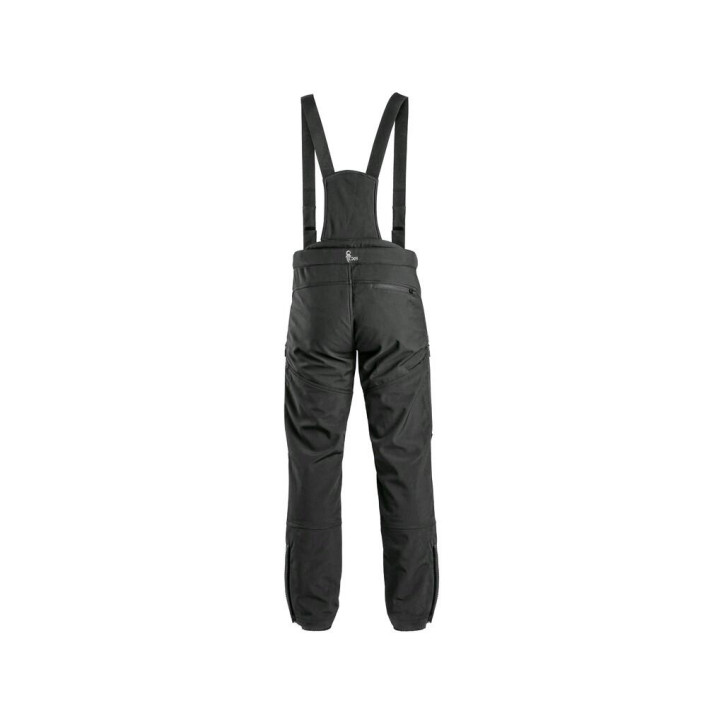 Nohavice CXS TRENTON, zimné softshell, pánske, čierne, veľ. 62