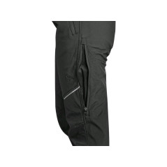 Nohavice CXS TRENTON, zimné softshell, pánske, čierne, veľ. 62