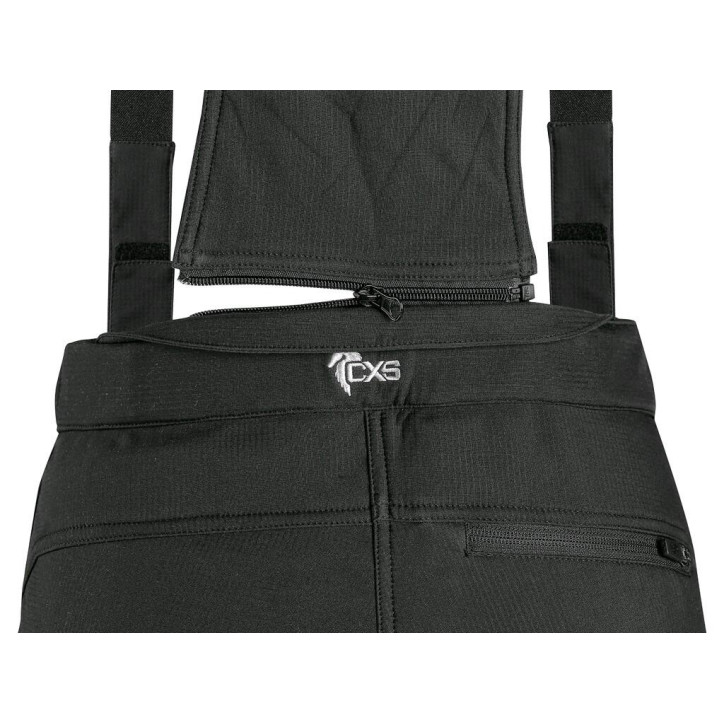 Nohavice CXS TRENTON, zimné softshell, dámske, čierne, veľ. 36