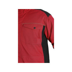 Blúza CXS STRETCH, pánska, červeno-čierna, veľ. 60