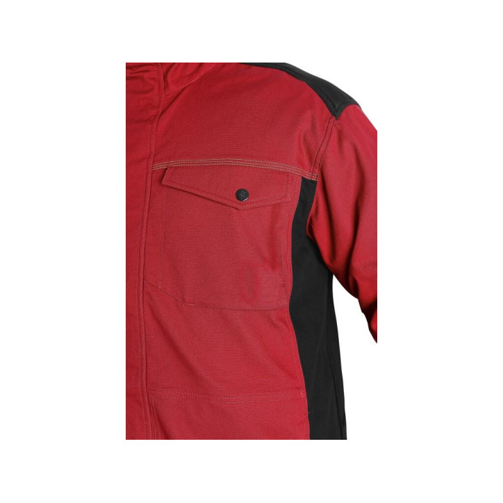 Blúza CXS STRETCH, pánska, červeno-čierna, veľ. 60