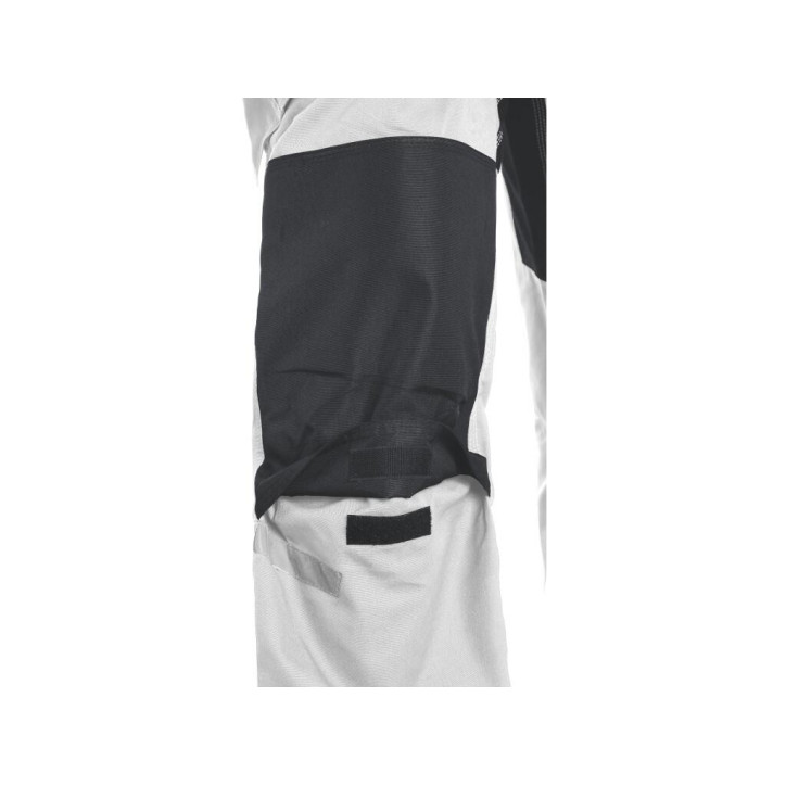 Nohavice CXS STRETCH, pánske, bielo-sivé, veľ. 62