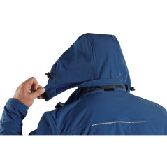 Bunda CXS STRETCH, pánska, softshell, tmavo modrá, veľ. M