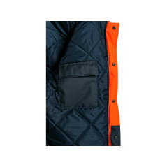 Bunda CXS OXFORD, výstražná, oranžovo-modrá, vel. XL
