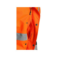 Bunda CXS OXFORD, výstražná, oranžovo-modrá, vel. 2XL