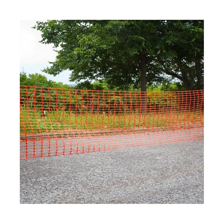 Bezpečnostný stavebný plot 50x1 m, oranžový Bezpečnostný stavebný plot 50x1 m, oranžový
