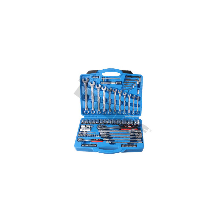 Gola sada 1/2" a 1/4", 6-hran, 77 dielov