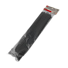 Viazacie sťahovacie pásky 7,8x450 mm, čierne, 100 ks