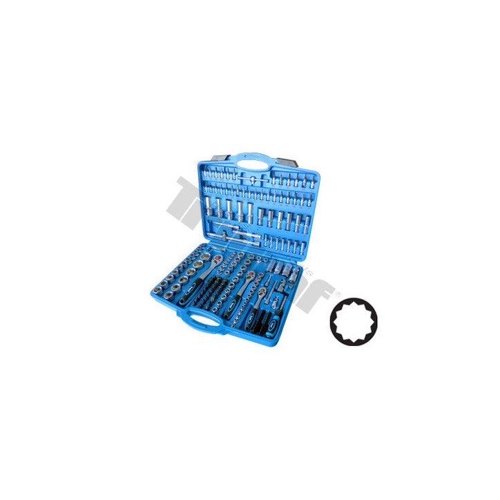 Gola sada 12-hran 1/4", 3/8", 1/2", 171 dielov