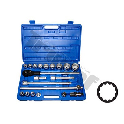 Gola sada 3/4", 12-hran, 21 dielov