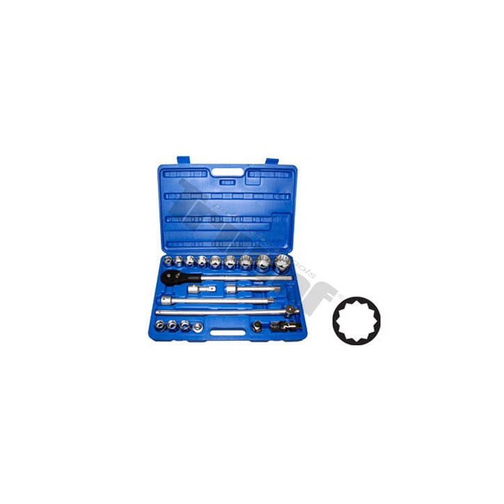 Gola sada 3/4", 12-hran, 21 dielov