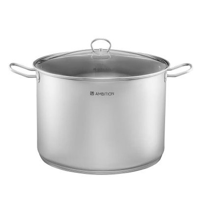 Vysoký nerezový hrniec s pokrievkou 34 cm / 22 litrov Acero