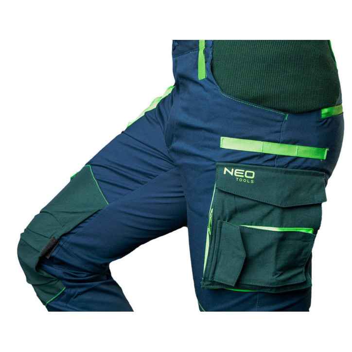 Pracovné nohavice PREMIUM NEO, modré XXL Pracovné nohavice PREMIUM NEO, modré XXL