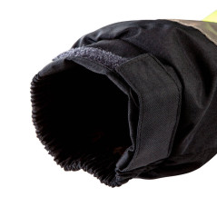 Zateplená pracovná bunda výstražná, žltá, veľkosť L