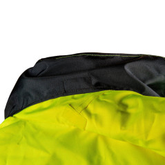 Zateplená pracovná bunda výstražná, žltá, veľkosť L