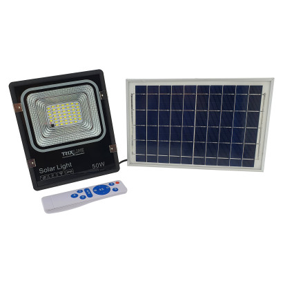 Solárne LED svietidlo 50 W s pohybovým senzorom TR366