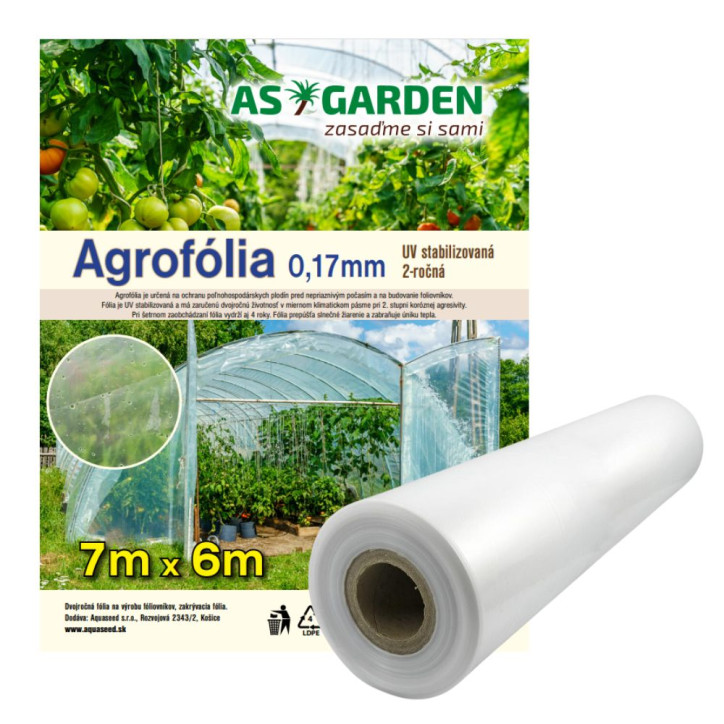 Agrofólia 0,17 mm/7x6 m Agrofólia 0,17 mm/7x6 m