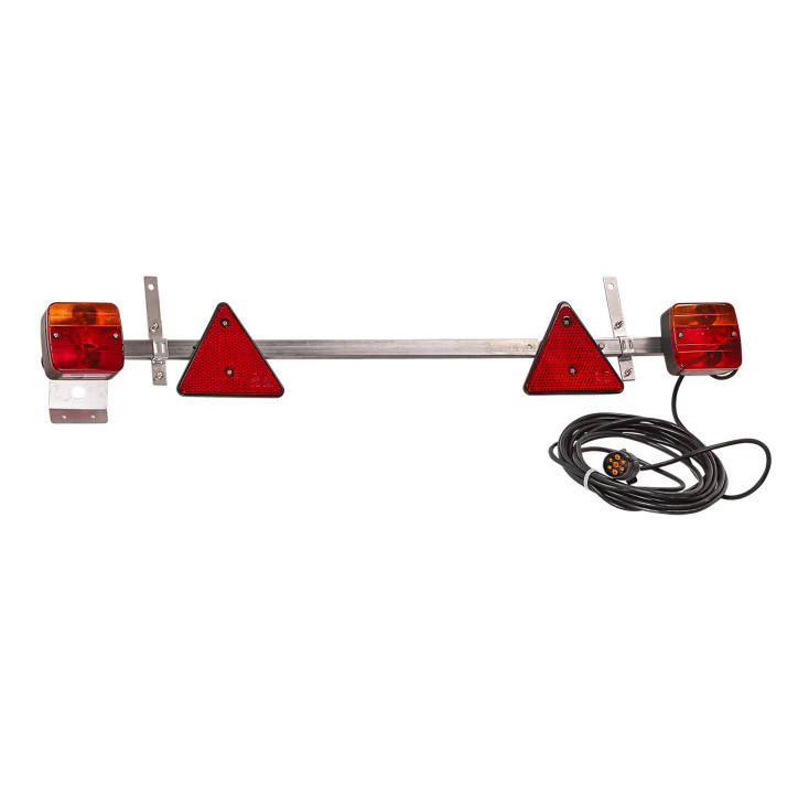 Teleskopická lišta so svetlami pre príves 12V Teleskopická lišta so svetlami pre príves 12V