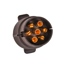 Teleskopická lišta so svetlami pre príves 12V