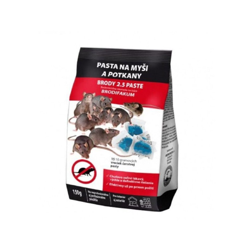 Mäkká návnada na hlodavce pasta Brody 150 g