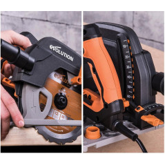 Okružná píla 1600 W EVO R185CCSX s lištou 3x340 mm