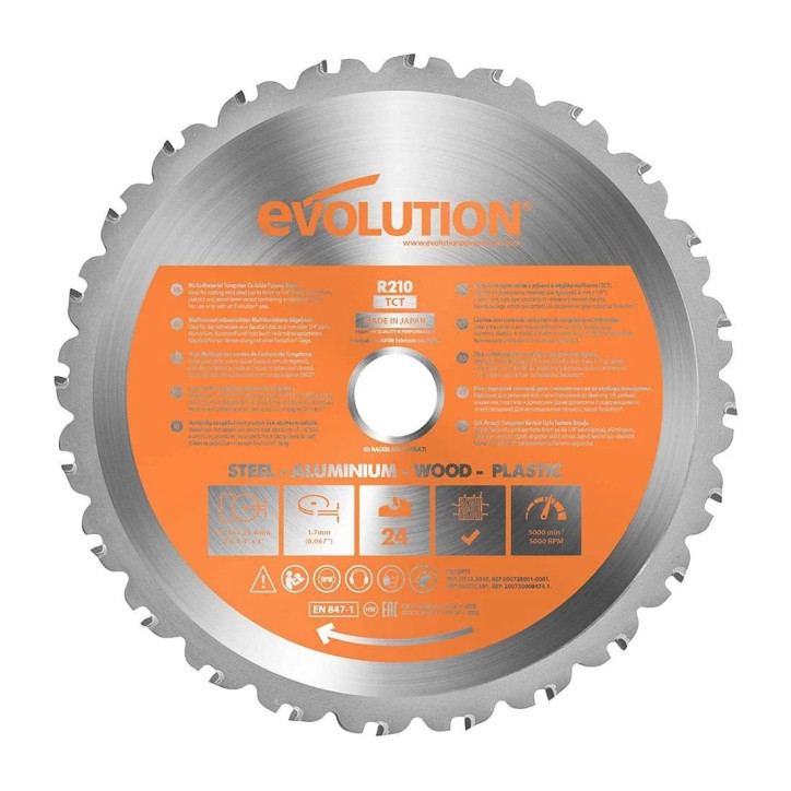 Pílový kotúč 210x25,4 EVO Z24 RAGE Pílový kotúč 210x25,4 EVO Z24 RAGE