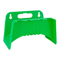 Plastový nástenný držiak na hadicu 1/2" 25 m, zelený