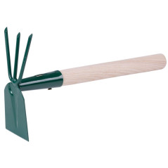 Krátka motyčka 25 cm FED 002/250, plochá-trojzub