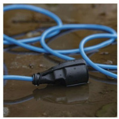 Predlžovací kábel 1,5mm2 Weatherproof IP44, 20 m, modrý
