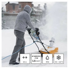 Predlžovací kábel 1,5mm2 Weatherproof IP44, 20 m, modrý