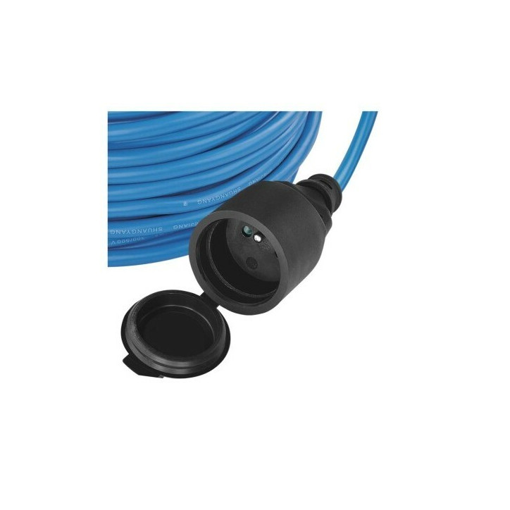 Predlžovací kábel 1,5mm2 Weatherproof IP44, 20 m, modrý Predlžovací kábel 1,5mm2 Weatherproof IP44, 20 m, modrý