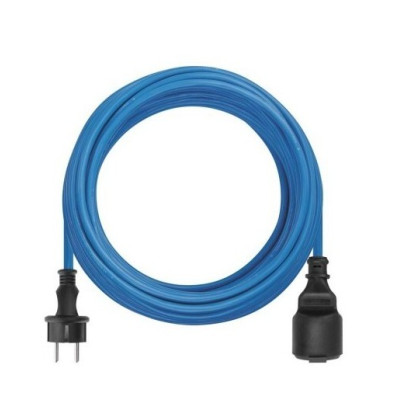 Predlžovací kábel 1,5mm2 Weatherproof IP44, 20 m, modrý