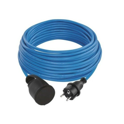 Predlžovací kábel 1,5mm2 Weatherproof IP44, 20 m, modrý