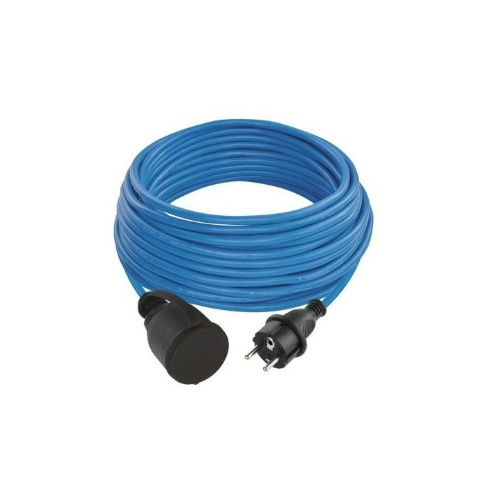 Predlžovací kábel 1,5mm2 Weatherproof IP44, 20 m, modrý Predlžovací kábel 1,5mm2 Weatherproof IP44, 20 m, modrý